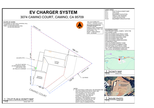 EV Charger Plan – Residential