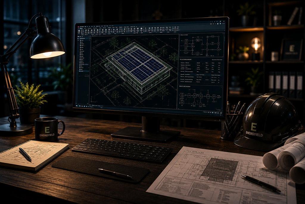Energyield solar engineering workspace